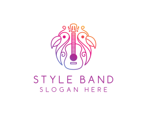 Tropical Guitar Band logo design