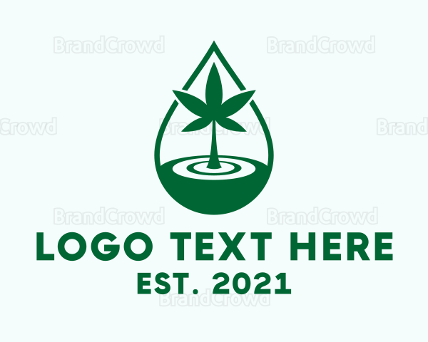 Medical Marijuana Oil Logo