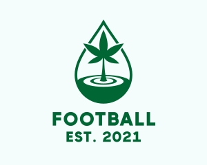 Drop - Medical Marijuana Oil logo design