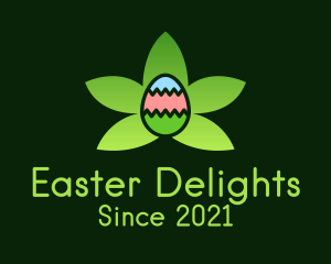 Nature Easter Egg logo design
