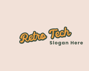 Retro Apparel Brand logo design