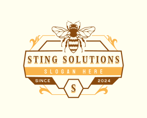 Bee Honey Apiary logo design