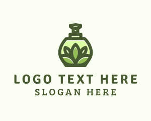 Perfume - Green Luxury Scent logo design