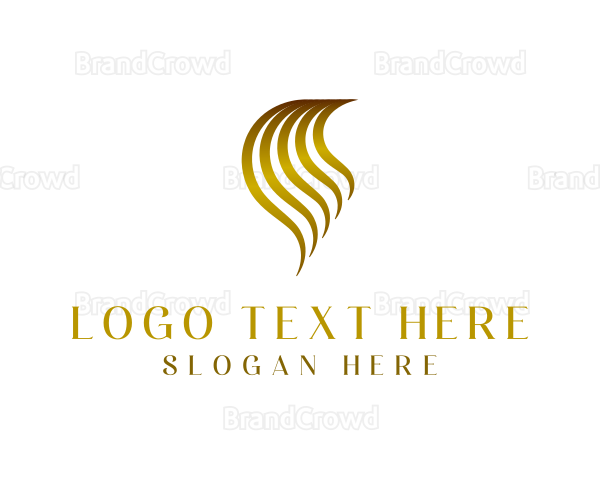 Luxury Feminine Hair Salon Logo