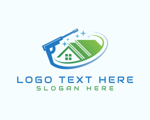 Pressure Wash - Hydraulic Washing Cleaning logo design