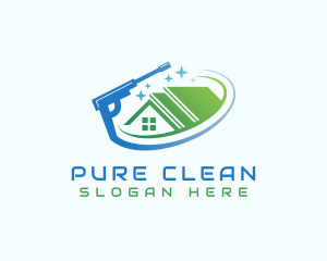 Hydraulic Washing Cleaning logo design