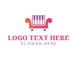 Ballad - Piano Keys Sofa logo design