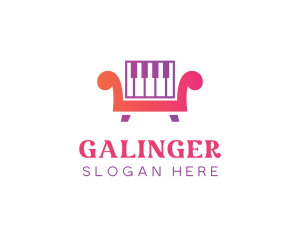 Piano Keys - Piano Keys Sofa logo design