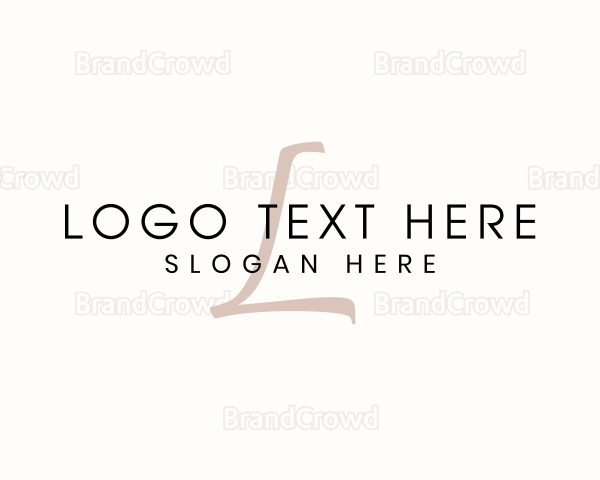 Luxury Elegant Company Logo