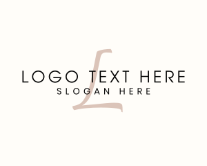 Makeup - Luxury Elegant Company logo design