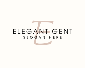 Luxury Elegant Company logo design