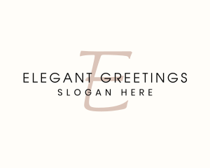 Luxury Elegant Company logo design