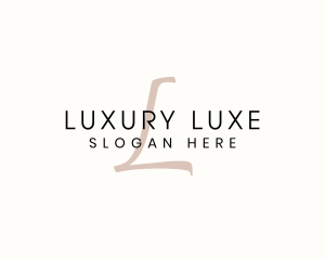 Luxury Elegant Company logo design