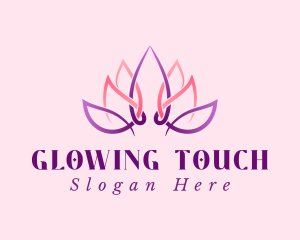 Moisturizer - Lotus Flower Gradient logo design