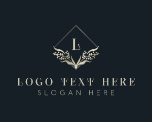 Wattle Floral Wedding Logo