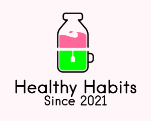 Healthy Juice Tea logo design