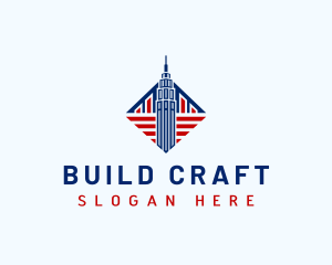 Building Skyscraper Architecture logo design