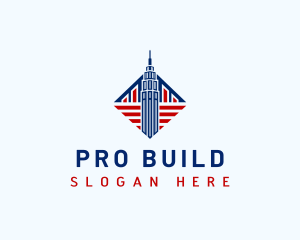 Building Skyscraper Architecture logo design