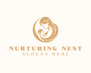 Mother Infant Family Planning logo design