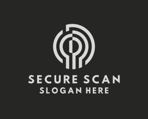 Biometric - Keyhole Security Tech logo design