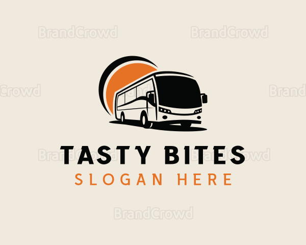 Bus Shuttle Vehicle Logo