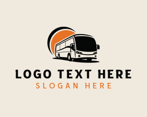 Bus Stops - Bus Shuttle Vehicle logo design