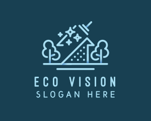 Eco Friendly Cleaning  logo design