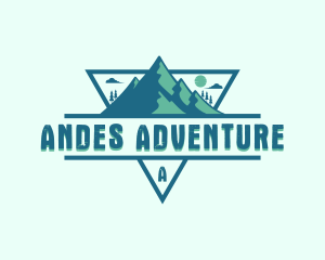 Adventure Mountain Peak logo design