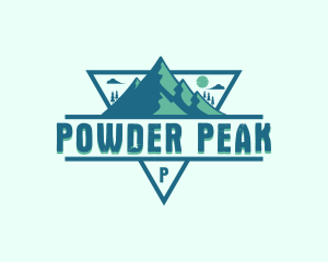 Adventure Mountain Peak logo design