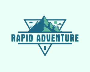 Adventure Mountain Peak logo design