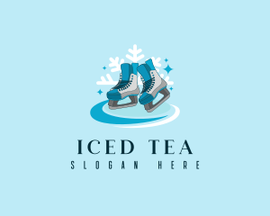 Ice Skating Shoes logo design