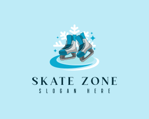 Ice Skating Shoes logo design