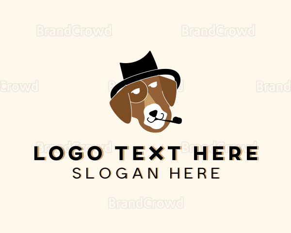 Dog Pet Hat Logo