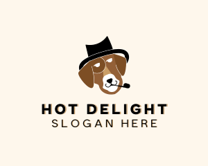 Dog Pet Hat logo design