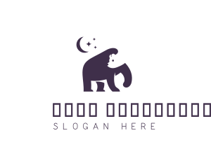 Wild - Bear Moon Wildlife Conservation logo design