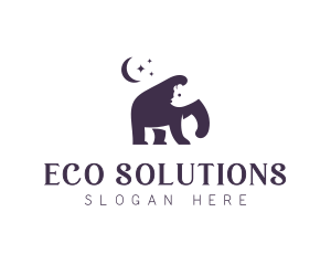 Conservation - Bear Moon Wildlife Conservation logo design