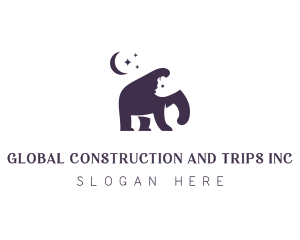 Bear - Bear Moon Wildlife Conservation logo design