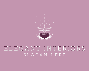 Artisanal Wellness Candle logo design