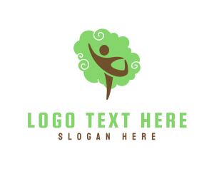 Lifestyle - Human Zen Tree logo design