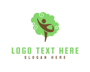Zen - Human Zen Tree logo design