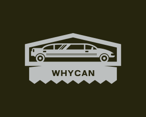 Vip - Limousine Car Transportation logo design