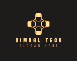 Tech Cube Cyberspace logo design