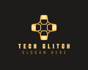 Tech Cube Cyberspace logo design