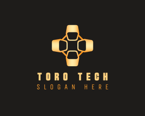 Tech Cube Cyberspace logo design