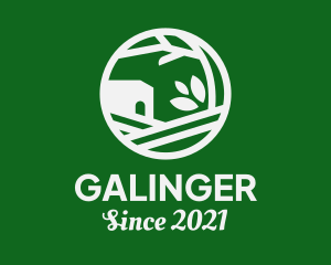 Grass - Green House Badge logo design