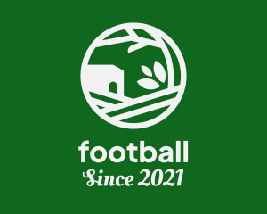 Grass - Green House Badge logo design