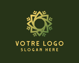 Save The Earth - Green Eco Business logo design