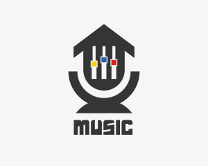 House Music logo design