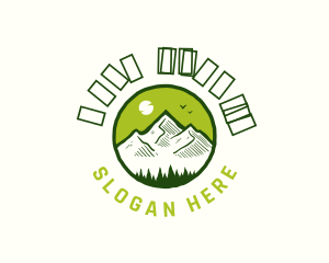 Mountaineering - Mountain Nature Adventure logo design