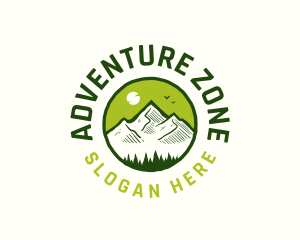 Mountain Nature Adventure logo design